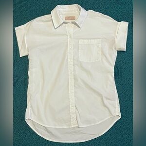 Philosophy White Button-up Dress Shirt